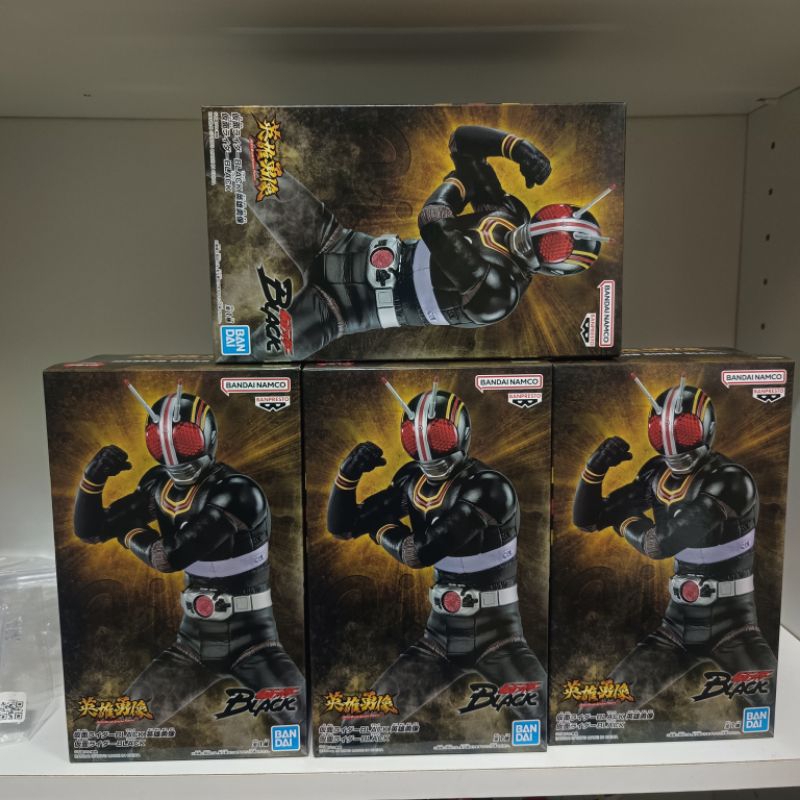 (Ready Stock) Banpresto Hero's Brave Statue Kamen Rider Black | Shopee ...