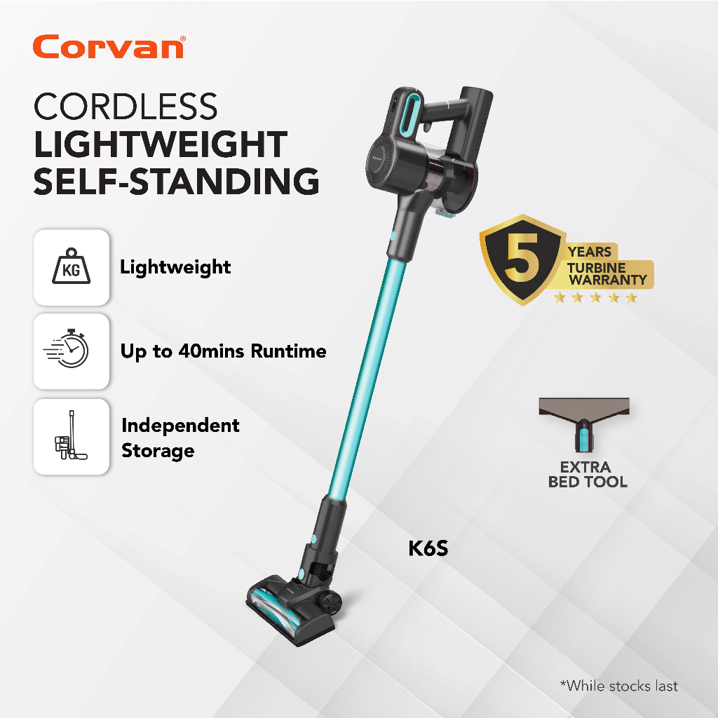 Corvan Cordless Vacuum Wireless Cleaner K6/K6S K6 PGMall