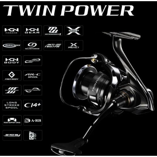 Shimano 24'TWIN POWER Various types/C2000S/C2500SXG/S/SHG/C3000