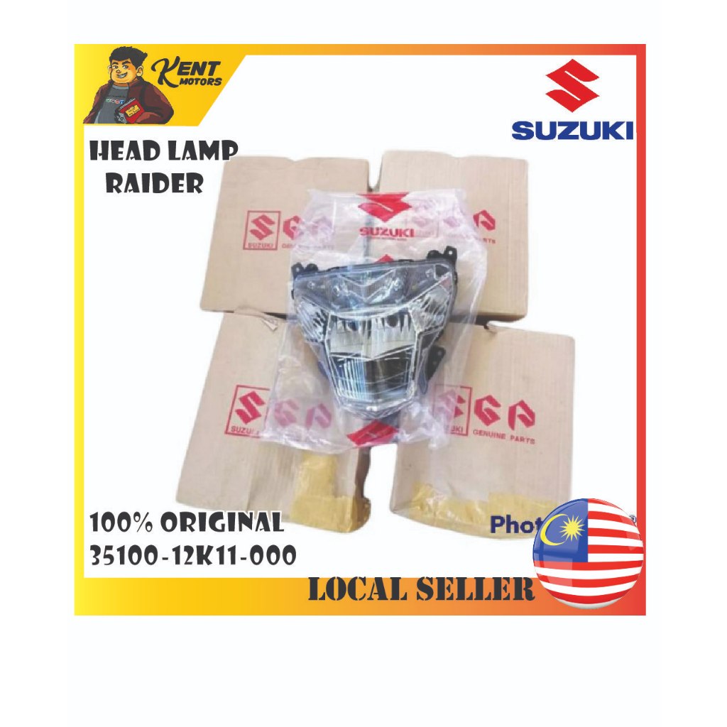 史上一番安い RAIDER SUZUKI HEADLAMP 35100-12K11-000 SUZUKI ORIGINAL ASSY 自転車本体