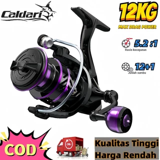 Fishing Reel 1000-7000 Metal Grip Spinning Reel 5.2:1 Max Drag 8KG