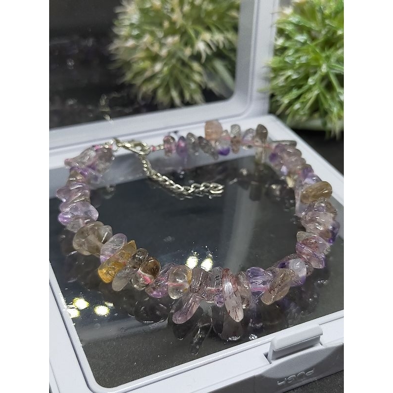 Super 7 Bracelet [100% Natural] 超七手串 Natural Crystal Bracelet 天然水晶手串 超7 ...