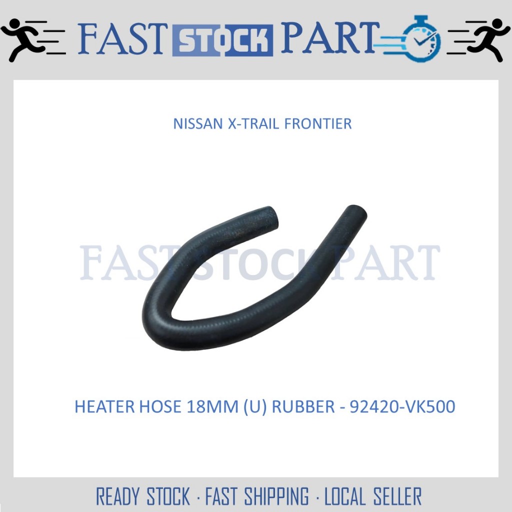 1PC HEATER HOSE 18MM (U) RUBBER - 92420-VK500 NISSAN X-TRAIL FRONTIER ...
