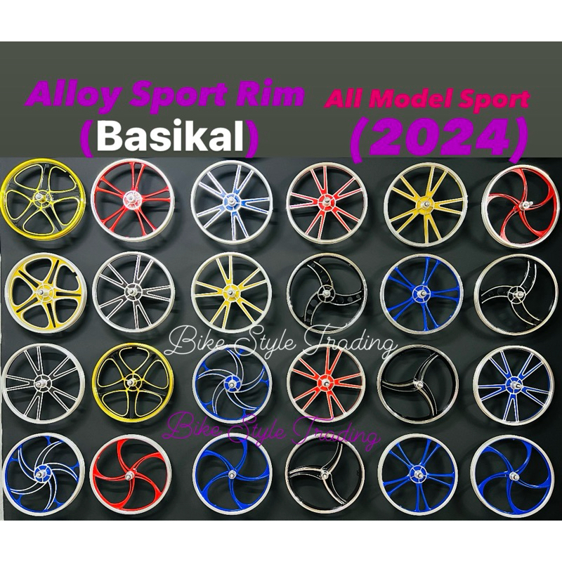 20 BICYCLE ALLOY RIM BMX WHEEL SET ALLOY RIM COMPLETE SET Shopee Malaysia