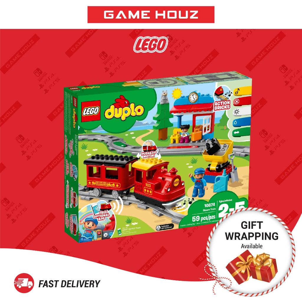 LEGO DUPLO Steam Train (LG10874) | Shopee Malaysia