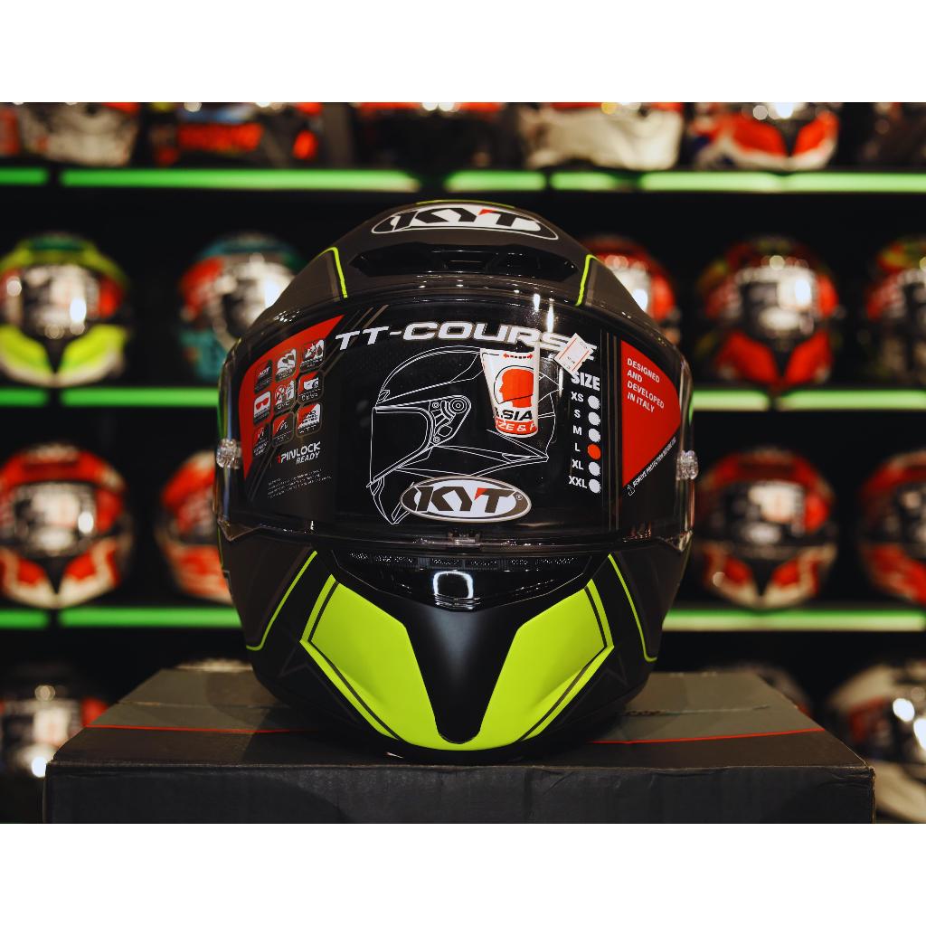 KYT TT-COURSE HELMET TOURIST MATTE YELLOW (L-XL) | Shopee Malaysia