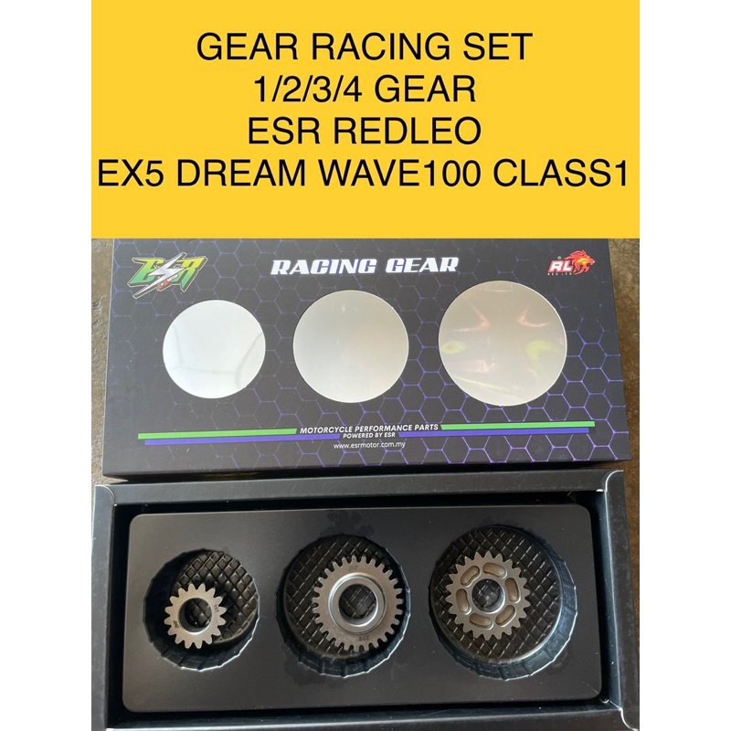 EX5 GEAR SET RACING GEARBOX 1 /2/3/4 SET ESR REDLEO 16T 27T 22T 31T 32T