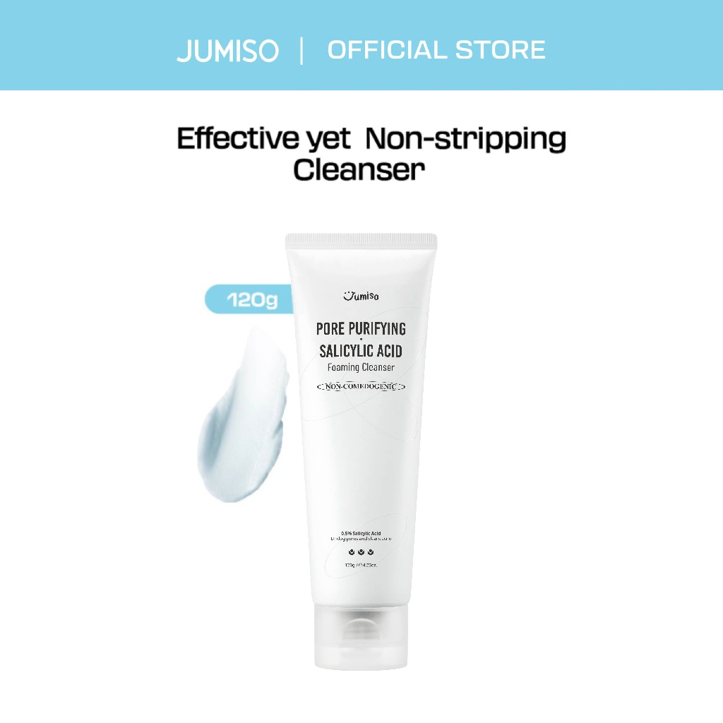 Jumiso Pore Purifying Salicylic acid Foaming Cleanser (120g) | Shopee ...
