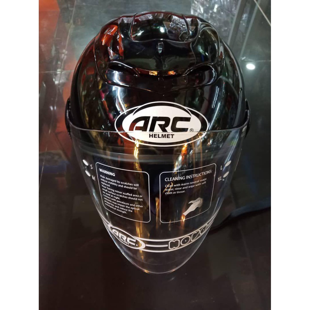 ARC RITZ HELMET - YELLOW / GREY / MAROON / BLACK / WHITE / METALIC ...