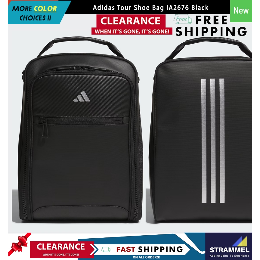100 Authentic Adidas Tour Shoe Bag IA2676 Black For Travel Sports Ready Stock Shopee Malaysia