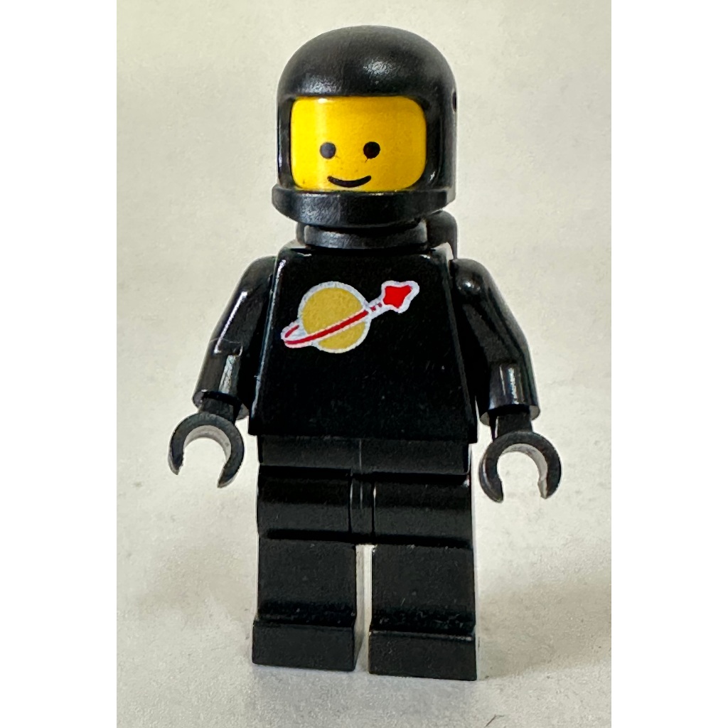 sp003 Lego Black Classic Space Man Spaceman Astronaut Minifigure with ...