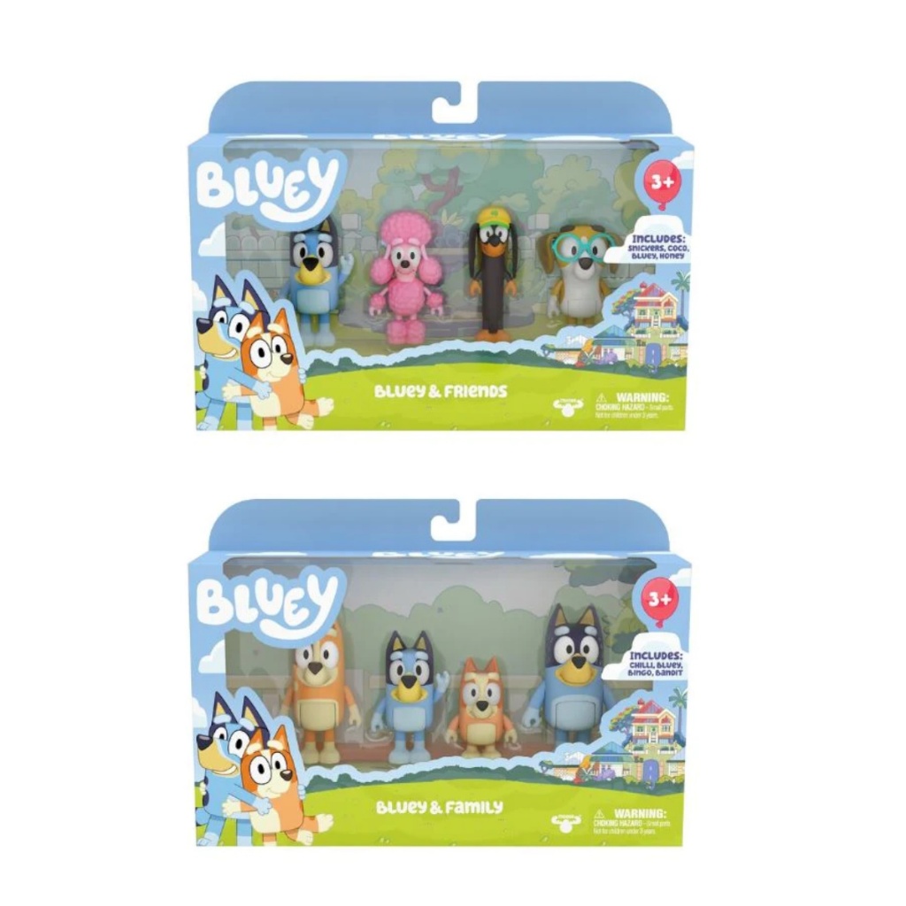 Bluey Season 3 - 4 Figure Pack Assorted | Shopee Malaysia