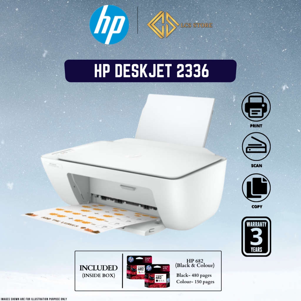 [ready Stock] Hp 2336 Deskjet Ink Advantage All In One Printer (print 