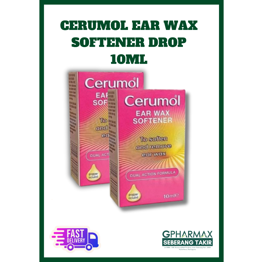 Cerumol Ear Wax Softener To Soften and Remove Ear Wax Drop 10ml