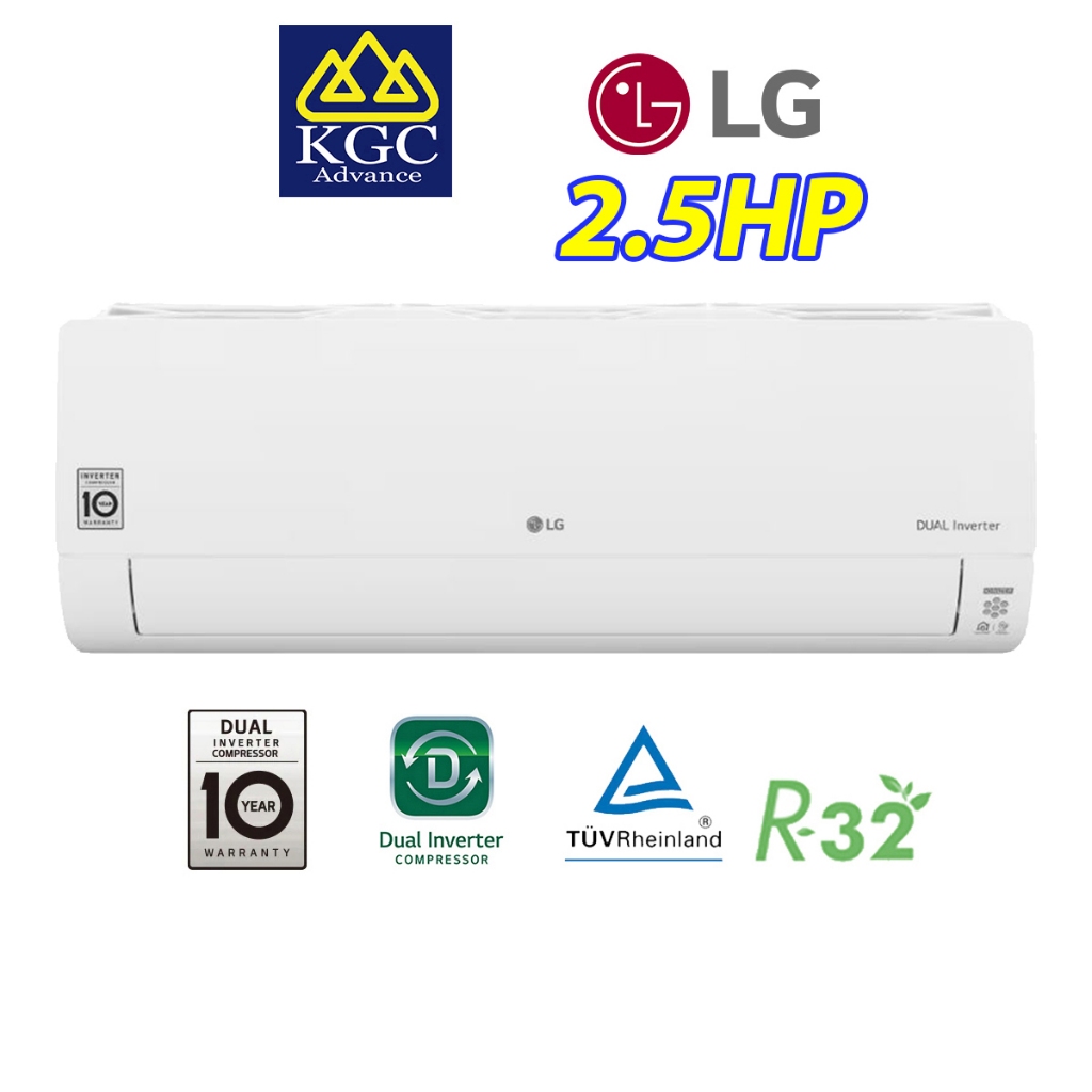 (Free Ship) LG 2.5HP S3-Q24K2PPA Dual Inverter Premium Air Conditioner ...