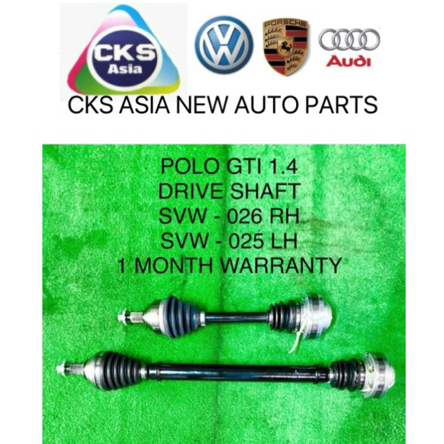 VOLKSWAGEN POLO GTI 1.4 TSI FRONT DRIVE SHAFT | Shopee Malaysia