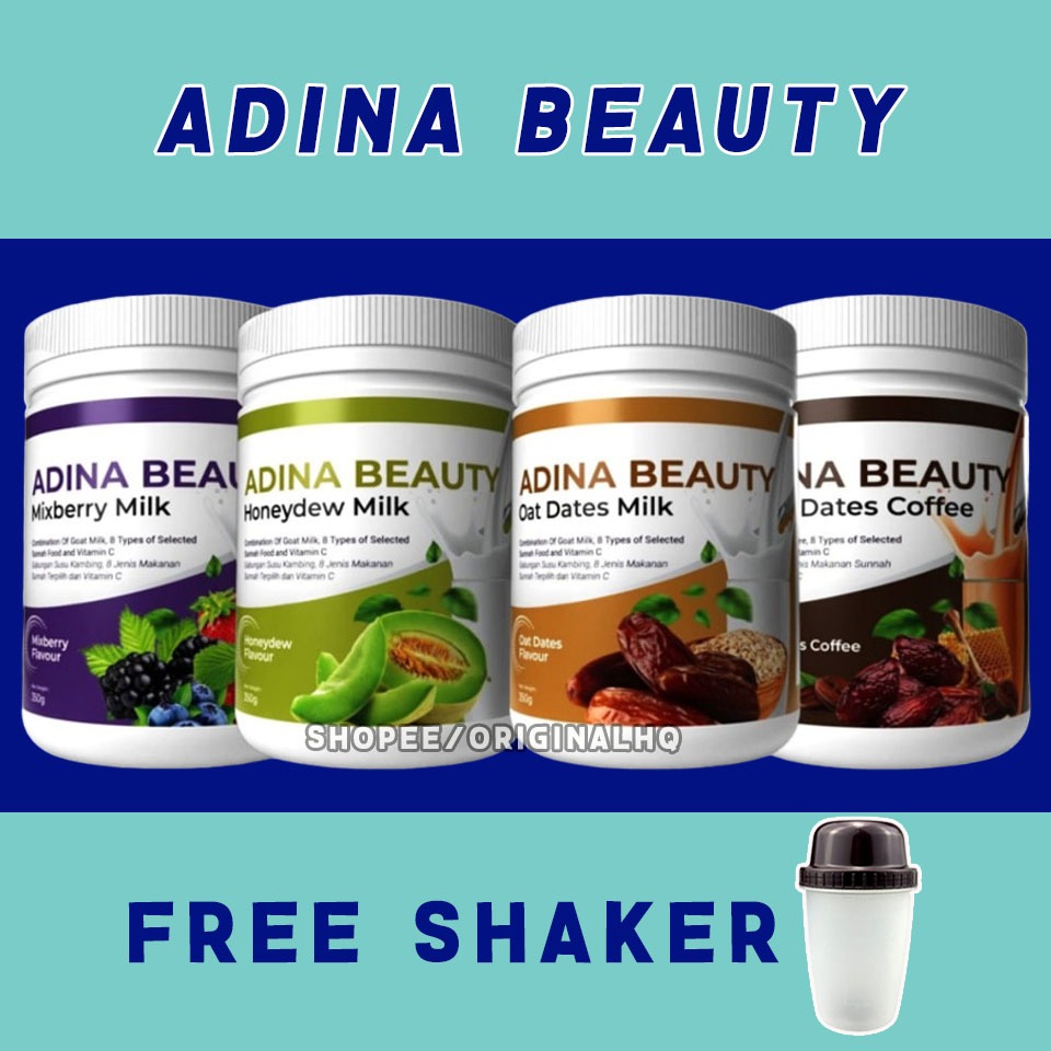 READY STOCK𝘼𝙙𝙞𝙣𝙖 𝘽𝙚𝙖𝙪𝙩𝙮 HQ Susu Kurma Oat Premix Meal Replacement