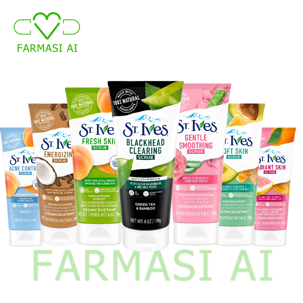 St. Ives Facial Scrub 170g (Expiry date in the description) Shopee