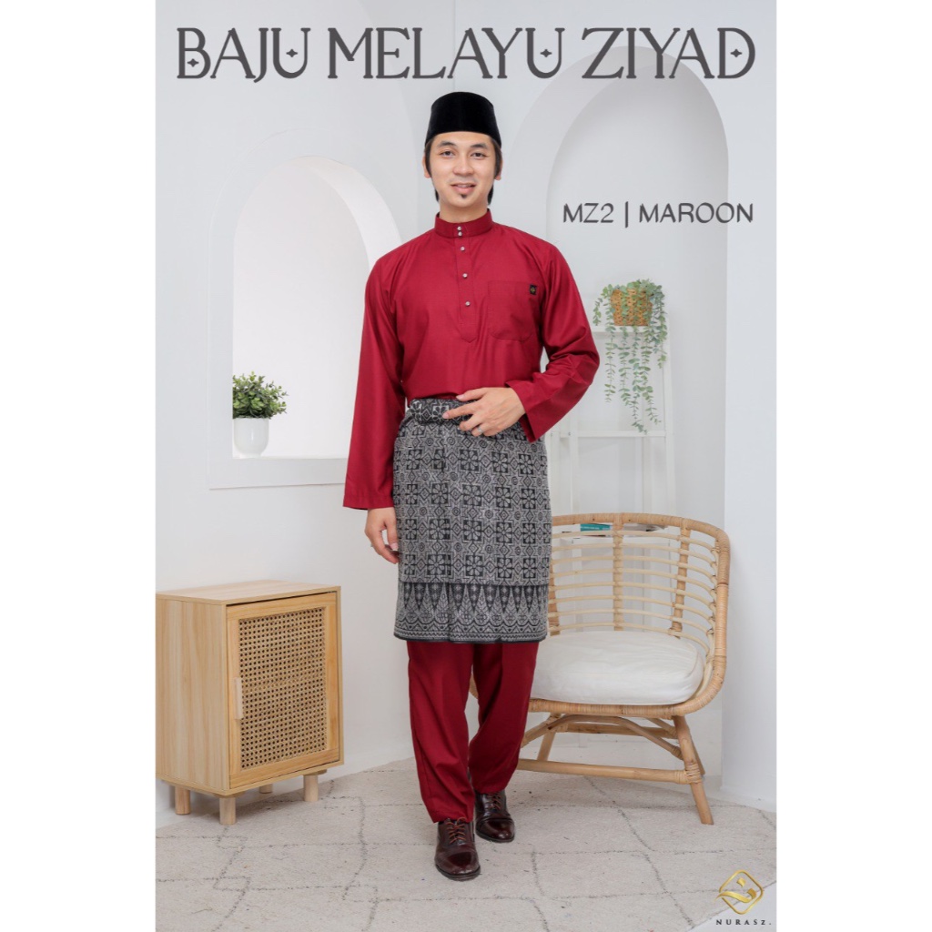 BAJU MELAYU ZIYAD !! REGULAR FIT !! COTTON LINEN ORIMONO !! | Shopee ...