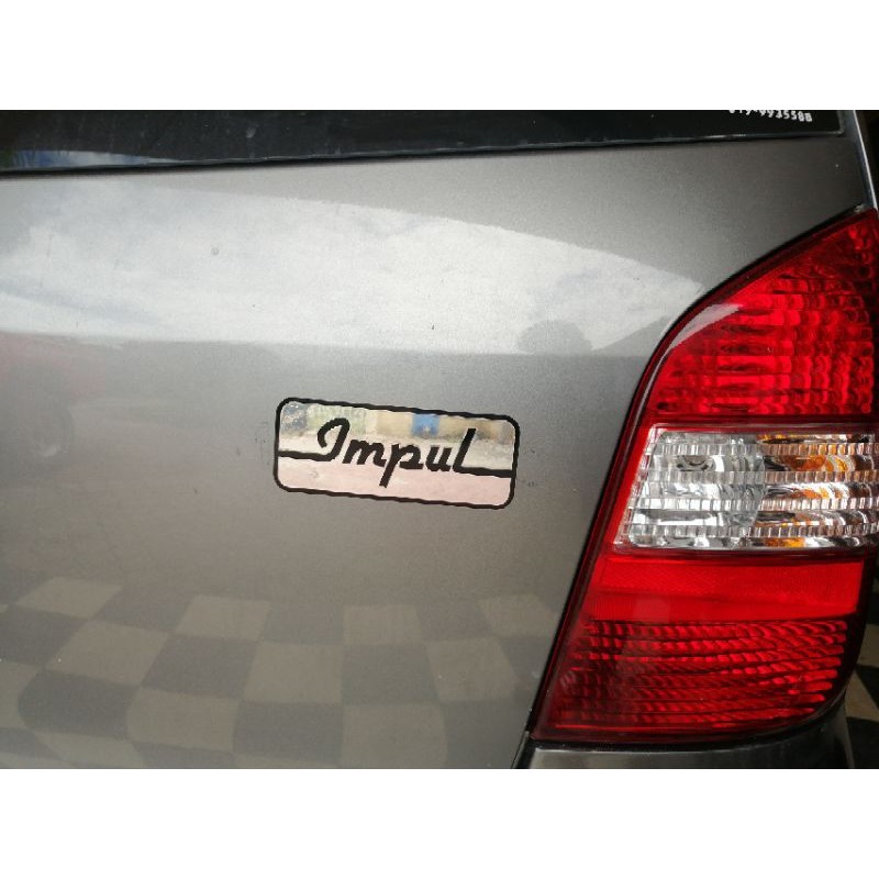 sticker nissan impul super chrome sticker emblem | Shopee Malaysia