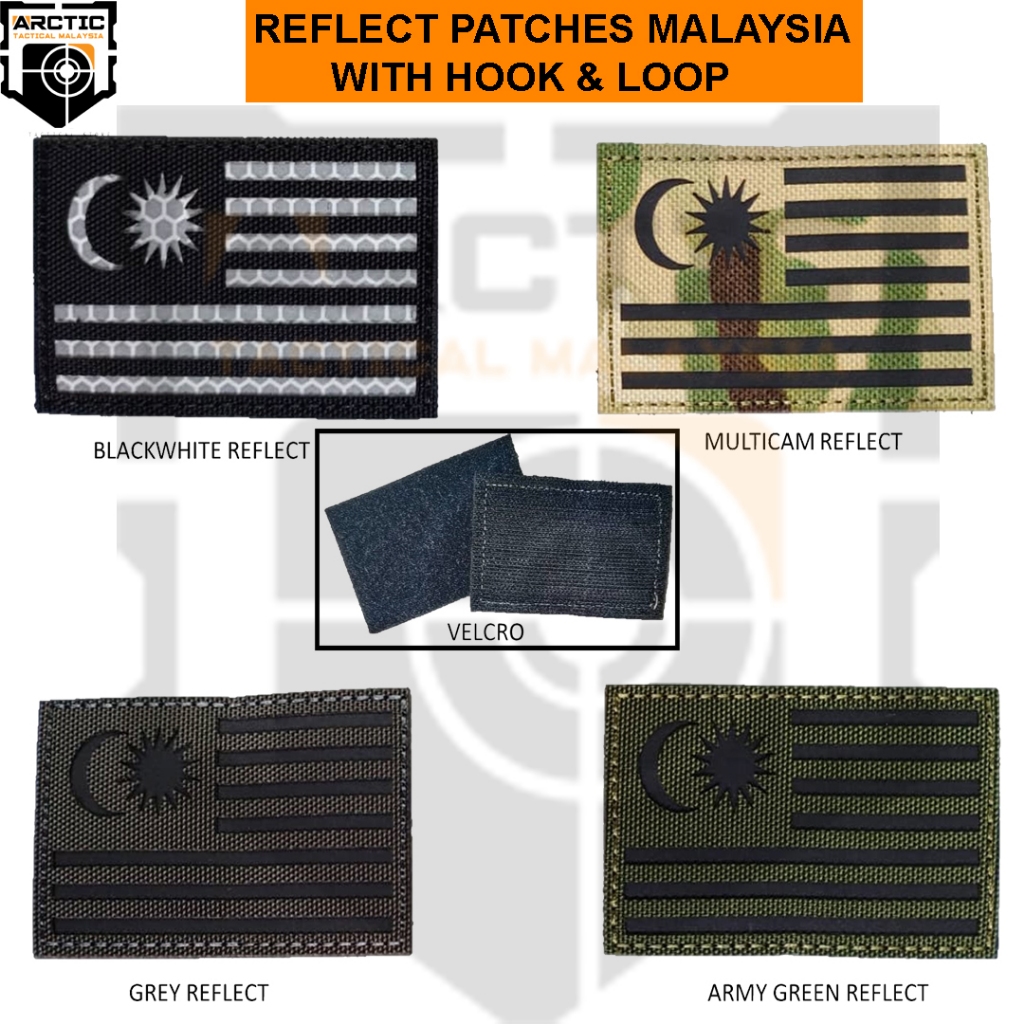 Arctic Tactical Malaysia High Quality Reflective Velcro Patches With ...