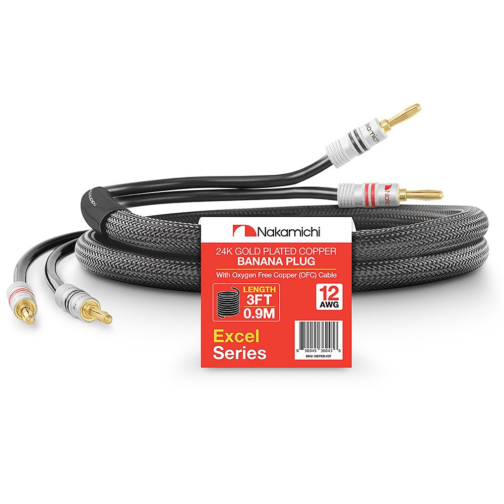 thumbnail image 2 of Pair Accuphase OCC HiFi Speaker Cables With Banana Plugs – Audiophile Grade 2 of 2