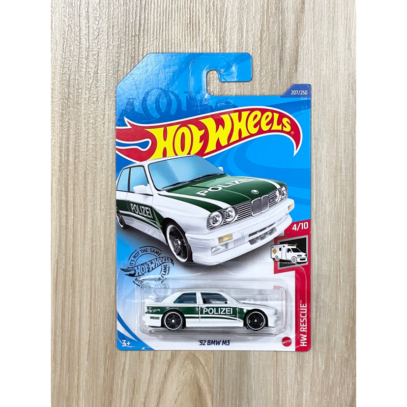 Hot Wheels '92 BMW M3 Polizei Mattel Mainline Basic Car new | Shopee ...