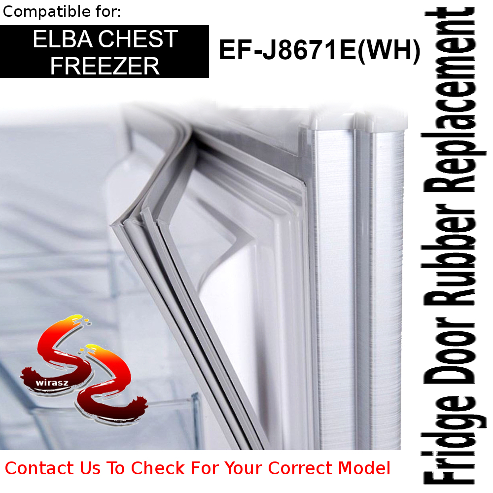 ELBA CHEST FREEZER Refrigerator Fridge Door Seal Gasket Rubber