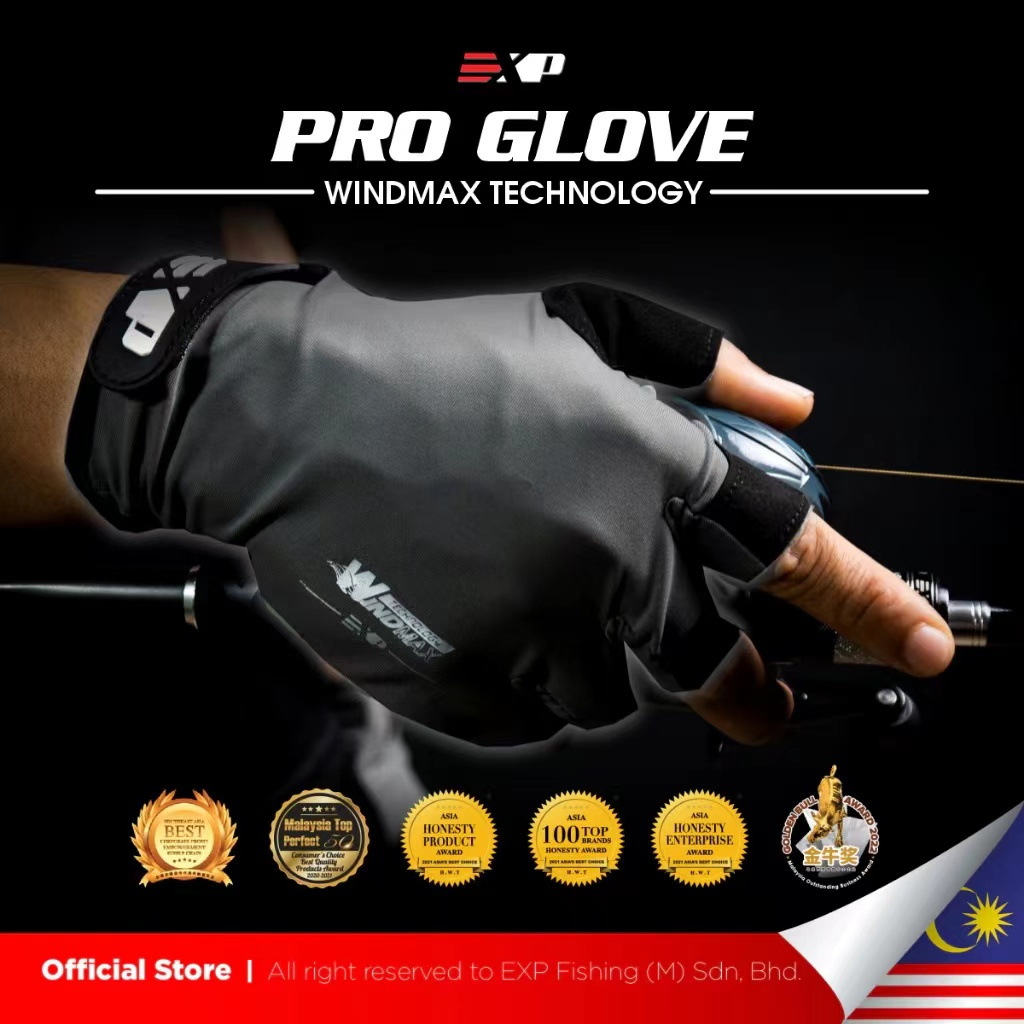 EXP WINDMAX SERIES PRO GLOVE Fishing Accessories Outdoor Fishing Glove ...