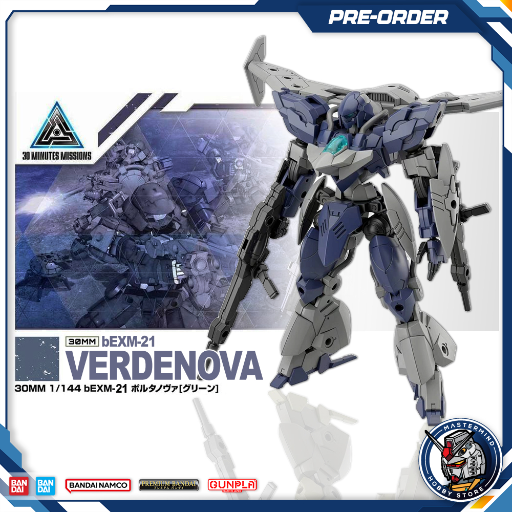 thumbnail: Bandai Spirits 30MM BEXM-21 Verdenova [Navy] 1/144 Kleurgecodeerd Plastic Model