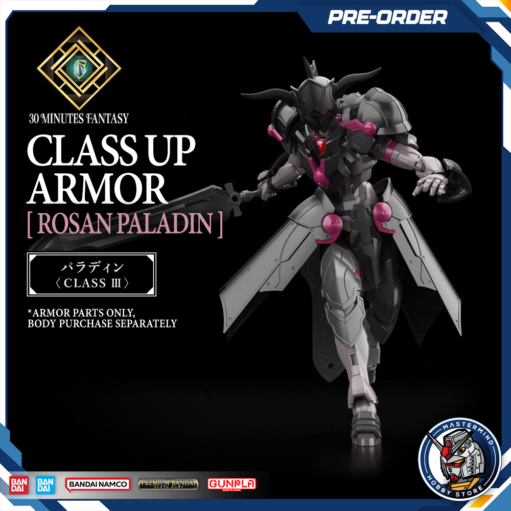 Bandai Hobby 30MF Class UP Armor ROSAN Warrior - Kit D'armure Et Armes Pour Figurine 30MF