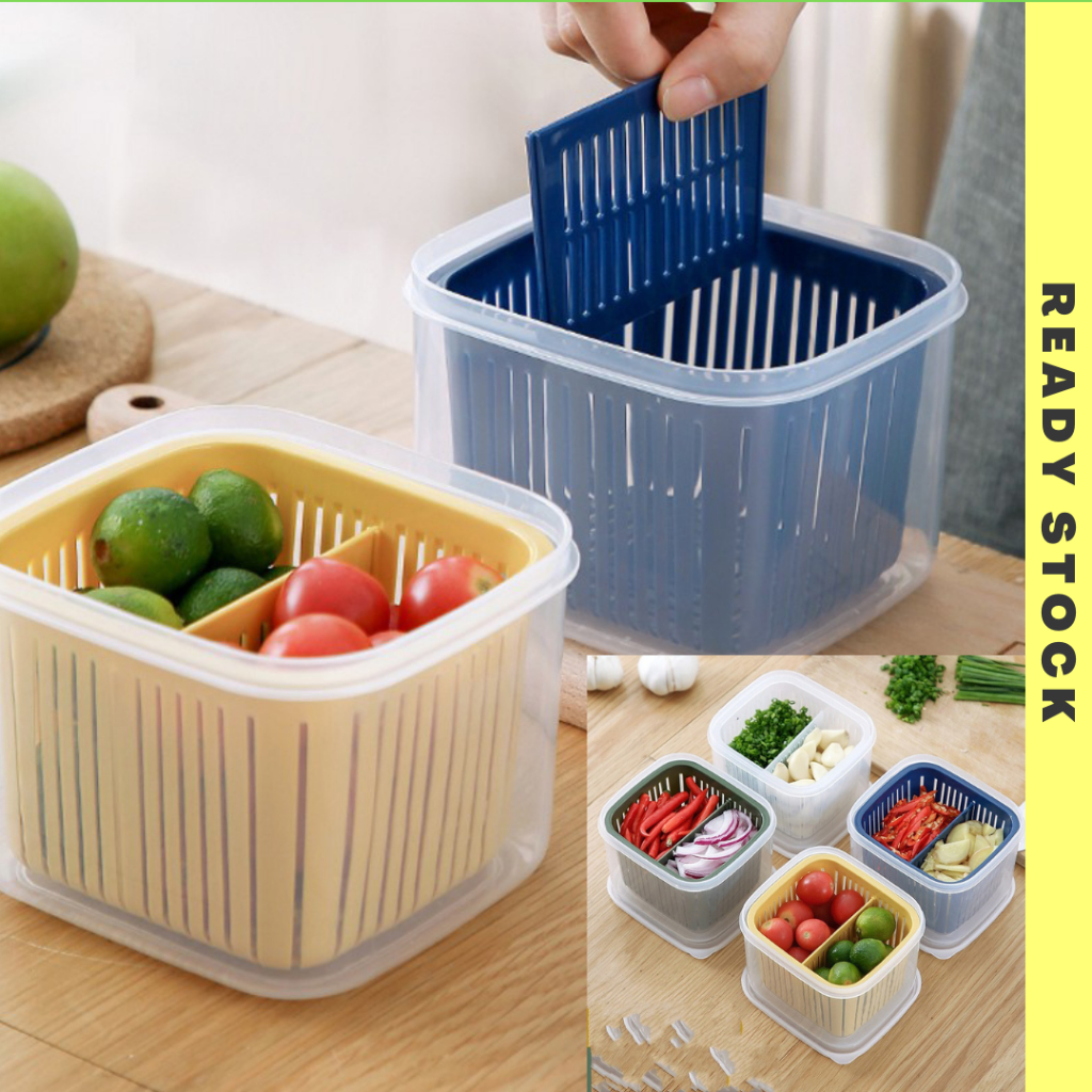 Food Container Fresh Keeping Garlic Storage Box Ginger Garlic Onion ...