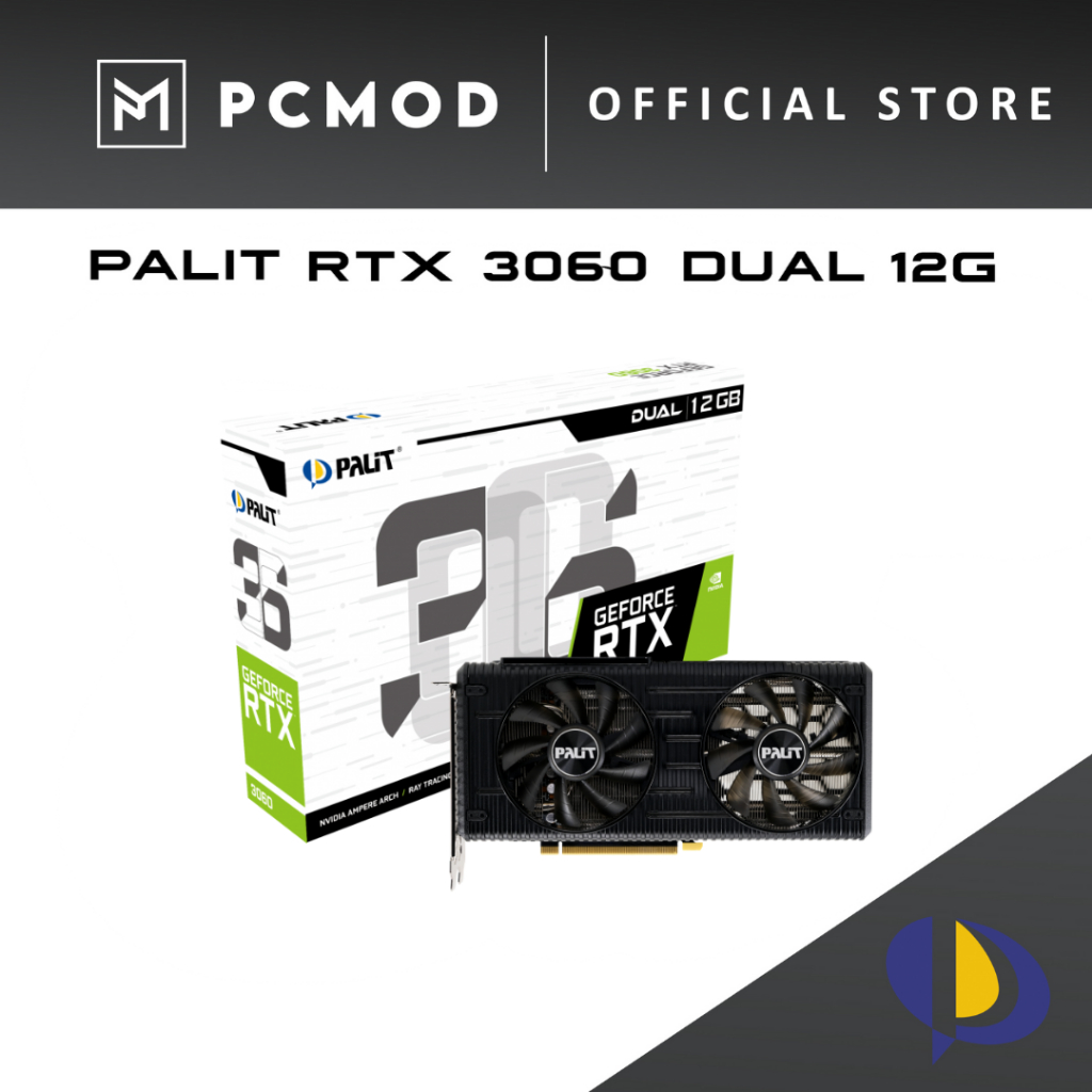 PALIT GeForce RTX 3060 Dual 12GB GDDR6 Graphics Card | PCMOD | Shopee  Malaysia