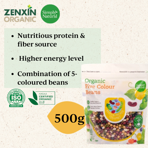 Simply Natural Organic 5 Color Beans 500g Malaysia | Shopee Malaysia