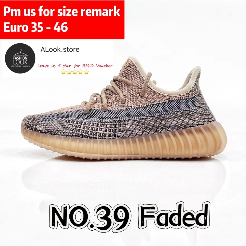 Kasut Unisex Euro 35 46 Yeezy Boost 350 V2 1 1 Hyperspace Premium Breathable Running Shoes Sneaker Shopee Malaysia