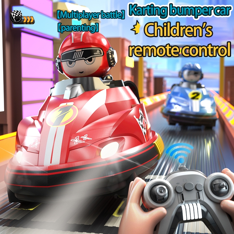 2pcs Set 2.4GH RC Bumper Car Parent-child Interactive Game Remote ...