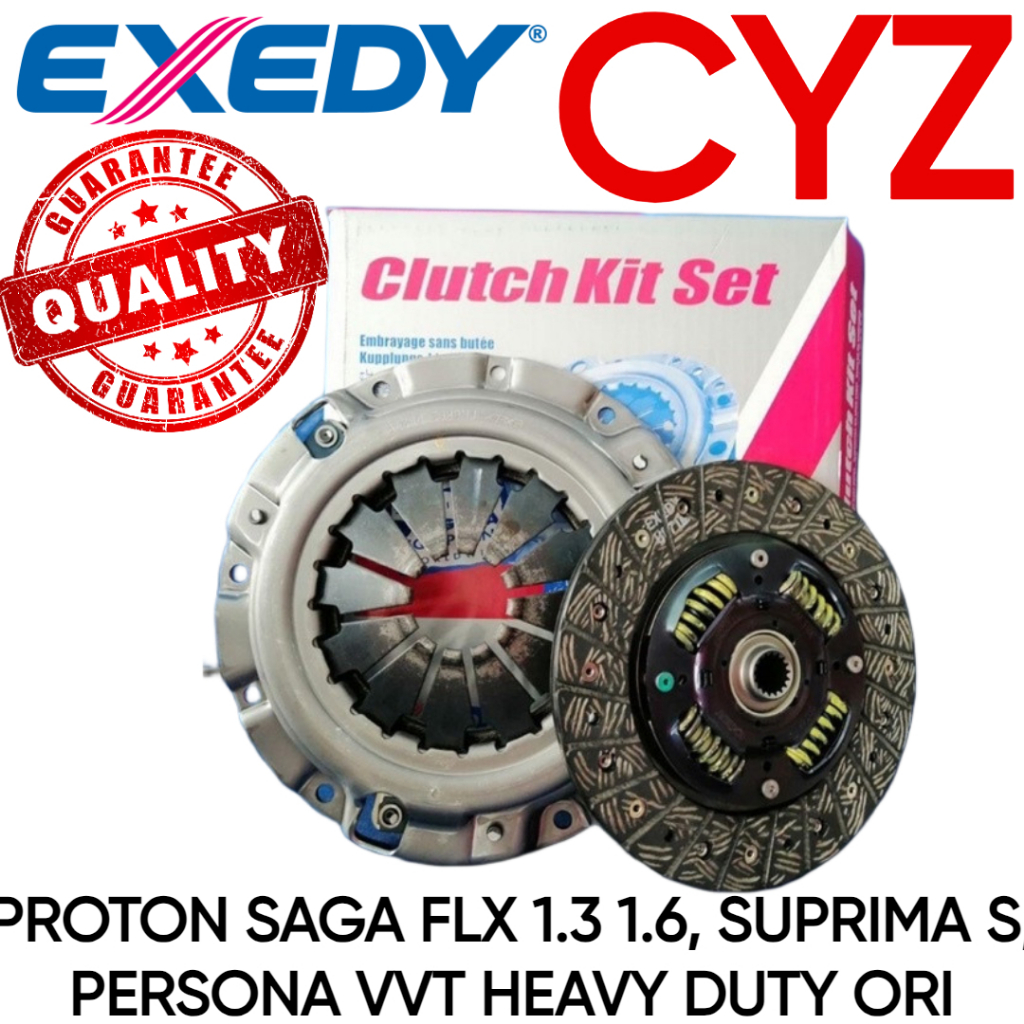 EXEDY Clutch Kit Set PROTON SAGA FLX 1.3 1.6 PREVE SUPRIMA NEW PERSONA 1.6 VVT RED MALAYSIA 100 Original PMK437436 Shopee Malaysia