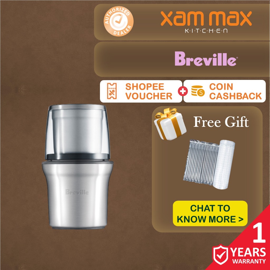 Breville BCG200 Coffee & Spice Grinder / Coffee Grinder / Stainless