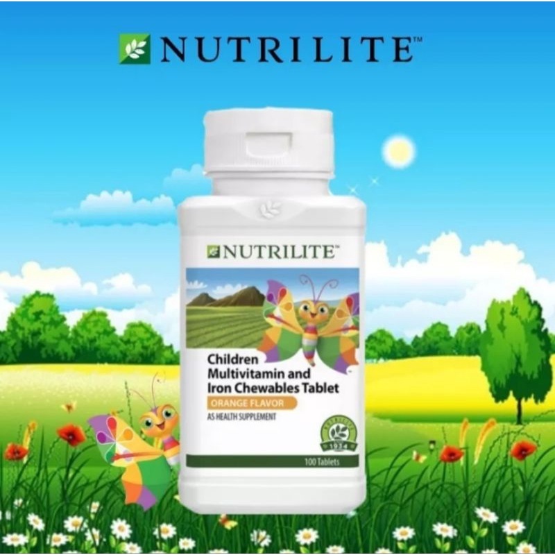 🔥READY STOCK🔥 Amway Nutrilite Children Multivitamin And Iron Chewables
