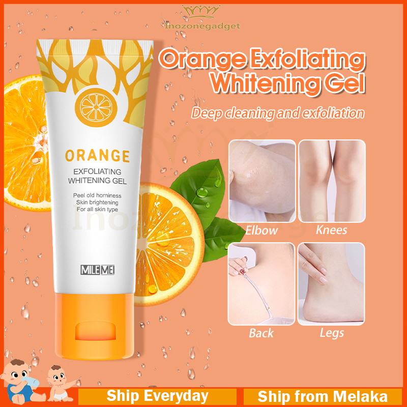 50G Orange Exfoliating Gel Scrub muka whitening Scrub Gel Cream face