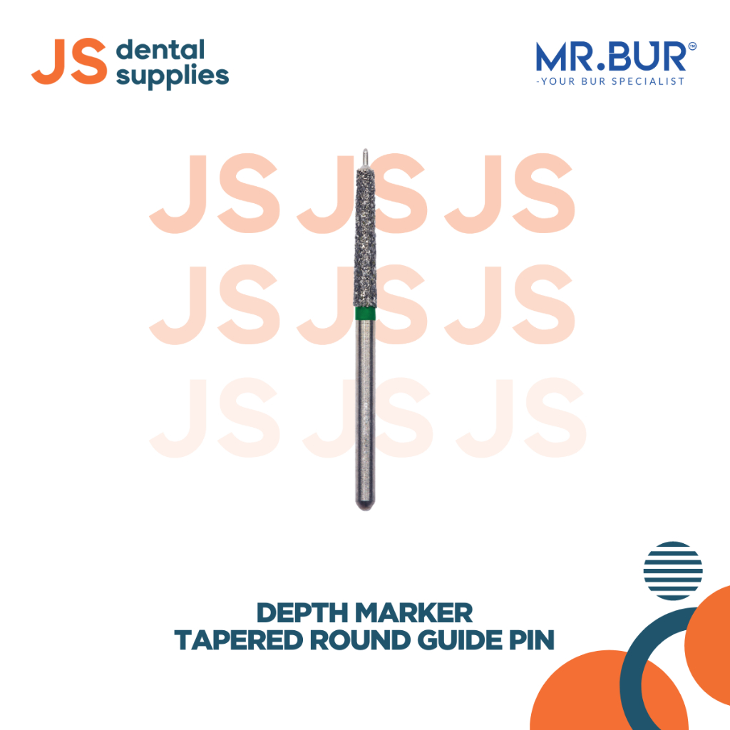 Guide Pin Coarse Diamond Bur FG Veneer Preparation Crown