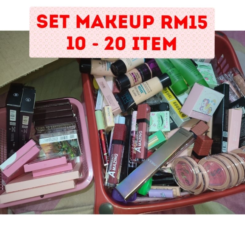 Makeup Set Random RM15 BEST ITEM | Shopee Malaysia