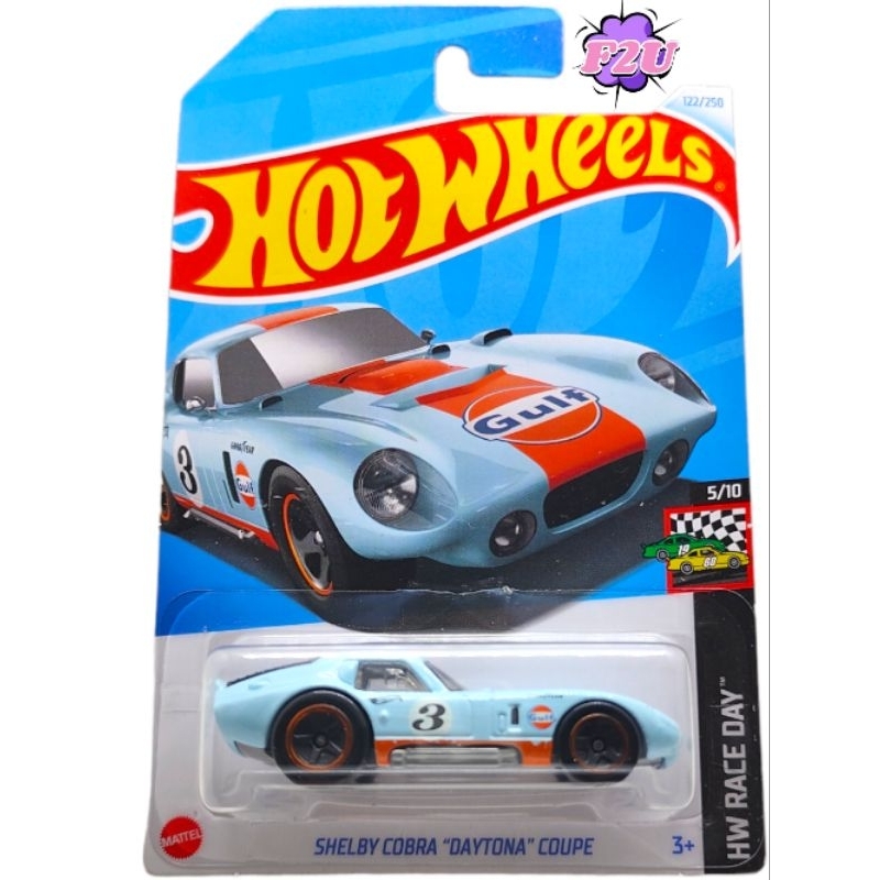 Hot Wheels Shelby Cobra Daytona Coupe Gulf Shopee Malaysia