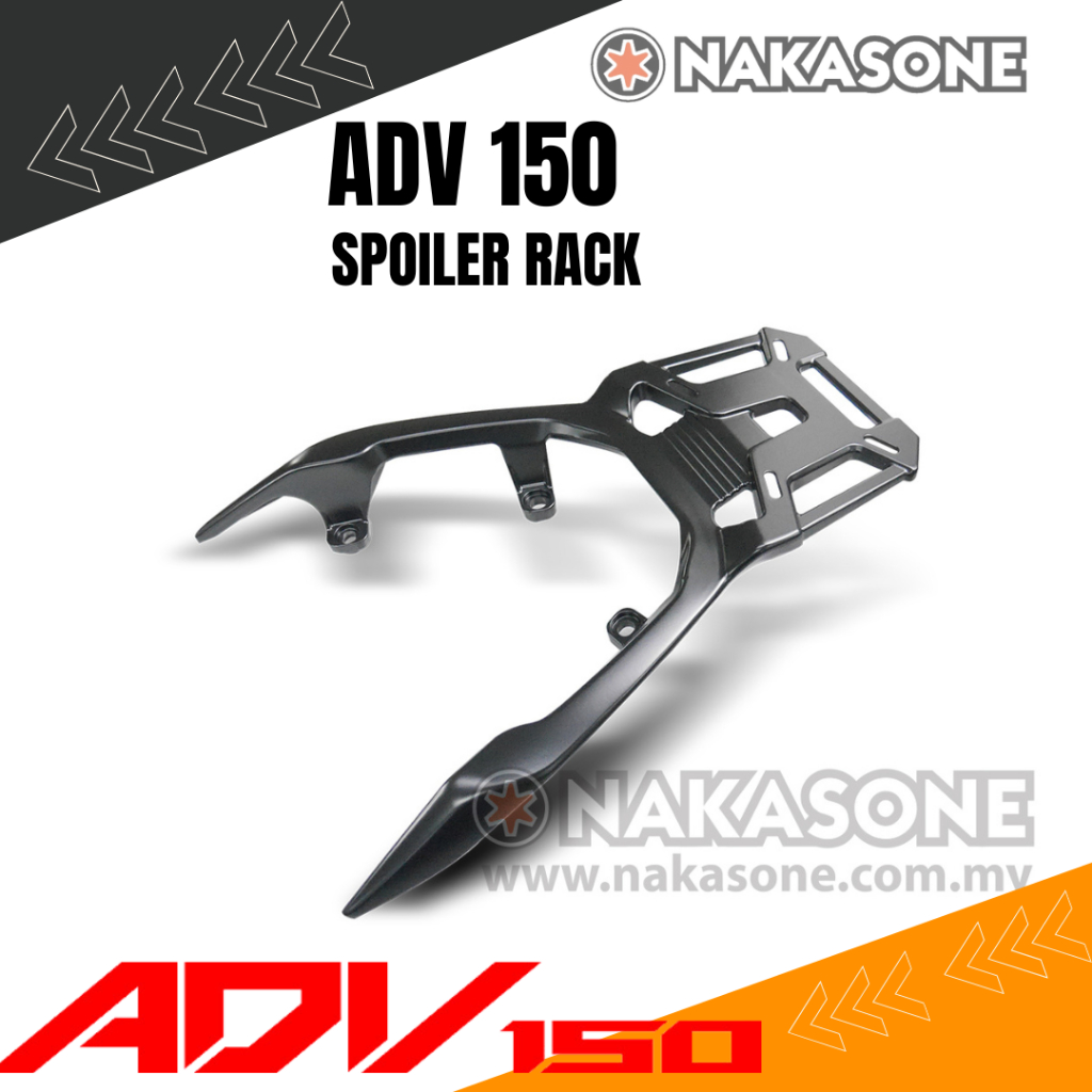 HONDA ADV150 SPOILER RACK REAR RACK MONORACK TOP BOX RACK L BAR RACK # ...