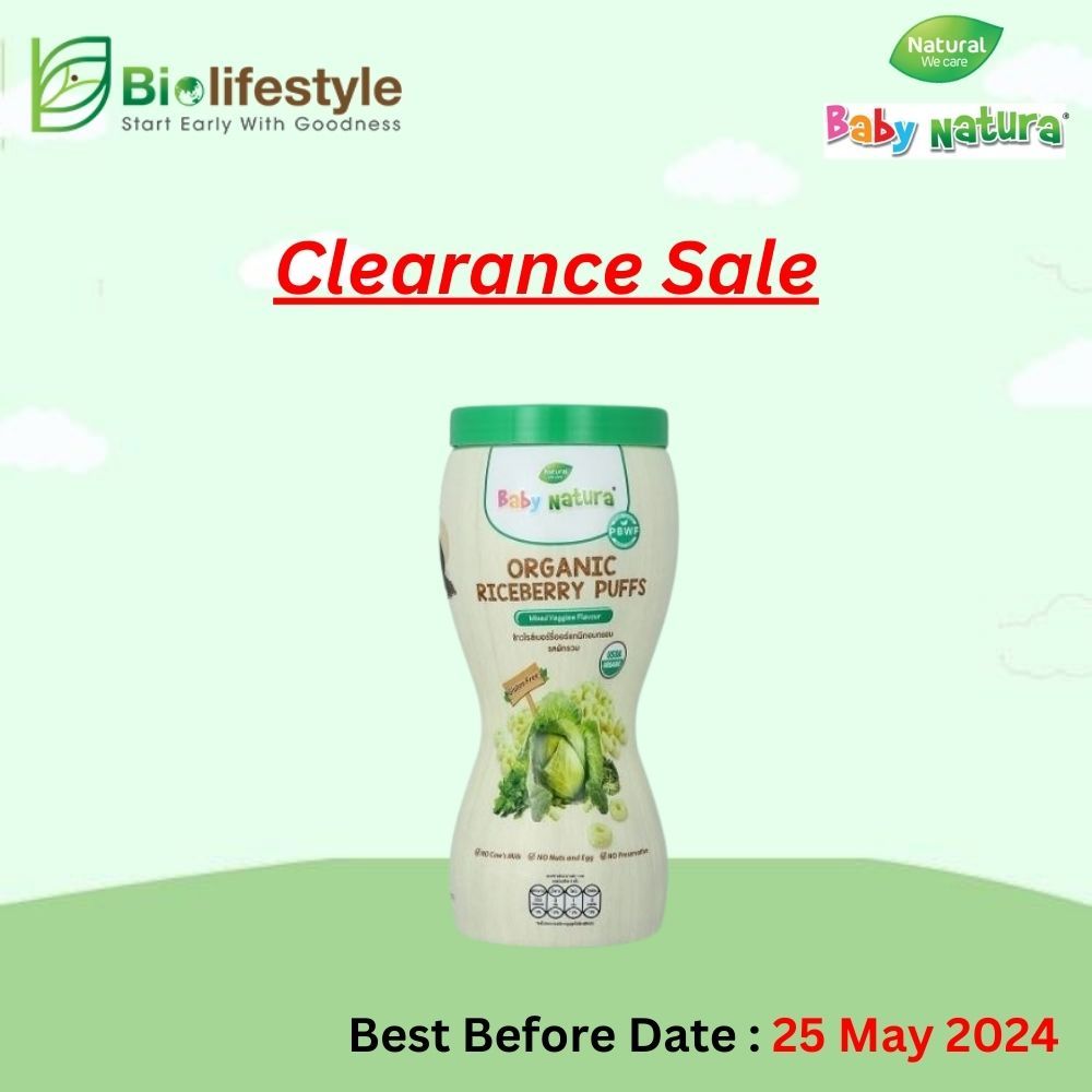 *Clearance Sale* Baby Natura Organic Riceberry Puffs 40g Flat Price at ...