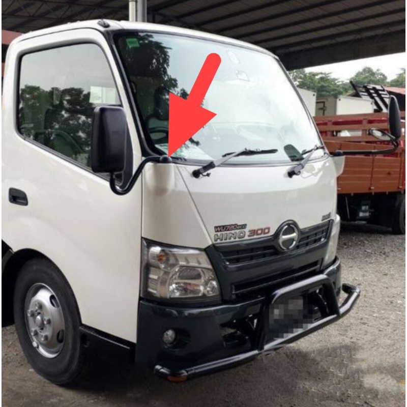 Side Trailer Mirror Cover Black Trailer Mirror Arm Cover für 1500 2500 3500 für LKW mit Anhängerspiegeln (Links 68263393AA