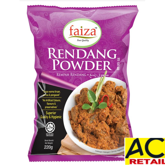 REMPAH RENDANG FAIZA 220g | Shopee Malaysia