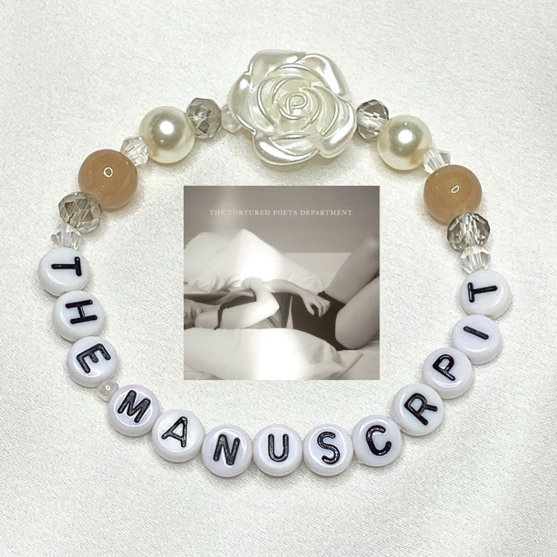 TAYLOR SWIFT The Eras Tour The Manuscript The Tortured Poets Department Bracelet Swiftie
