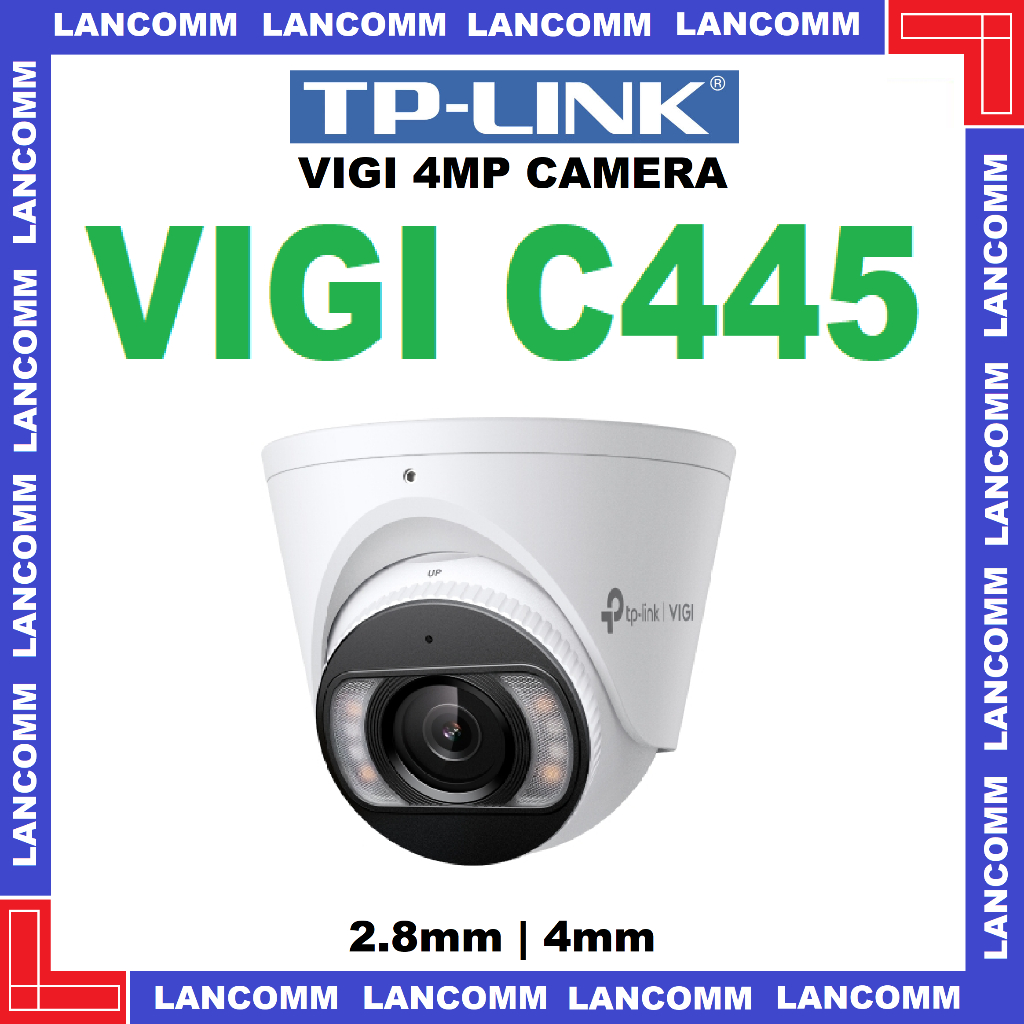 TP-LINK VIGI C445 4MP Full-Color Turret Network Camera | Shopee Malaysia
