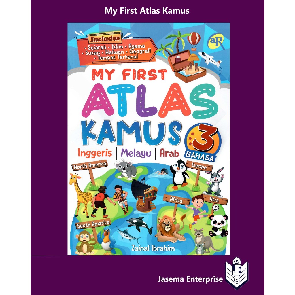 My First Atlas Kamus 3 Bahasa (English-Melayu-Arab) | Shopee Malaysia